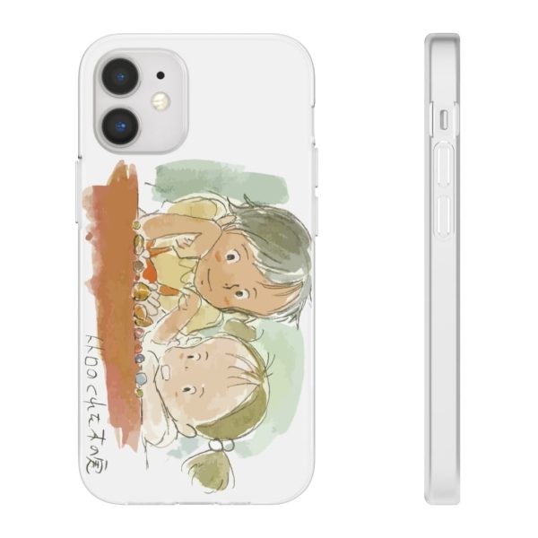 My Neighbor Totoro Japanese - My Neighbor Totoro – Mei & Satsuki Water Color iPhone Cases-Accessories, My Neighbor Totoro, My Neighbor Totoro Japanese, Phone Case