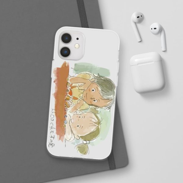 My Neighbor Totoro Japanese - My Neighbor Totoro – Mei & Satsuki Water Color iPhone Cases-Accessories, My Neighbor Totoro, My Neighbor Totoro Japanese, Phone Case