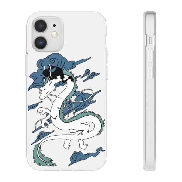 Spirited Away Tattoo - Spirited Away – Sen Riding Haku Dragon iPhone Cases-Accessories, Phone Case, Spirited Away, Spirited Away Tattoo