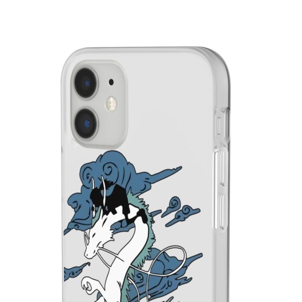 Spirited Away Tattoo - Spirited Away – Sen Riding Haku Dragon iPhone Cases-Accessories, Phone Case, Spirited Away, Spirited Away Tattoo