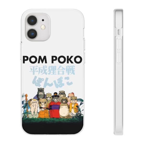 Pom Poko Poster Japanese iPhone Cases-Accessories, Phone Case, Pom Poko