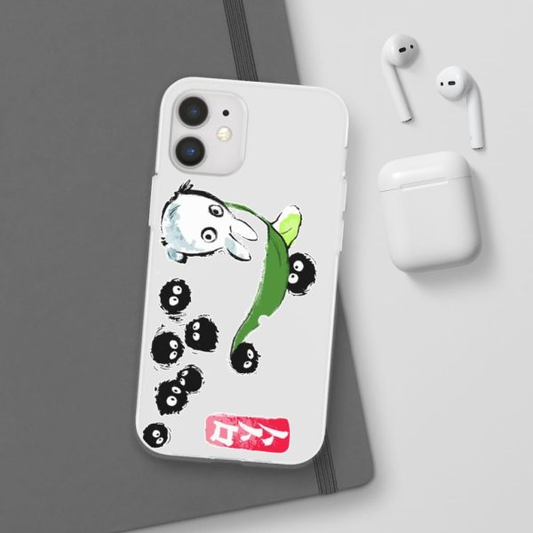 My Neighbor Totoro Satsuki - Mini Totoro and the Soot Balls iPhone Cases-Accessories, My Neighbor Totoro, My Neighbor Totoro Satsuki, Phone Case