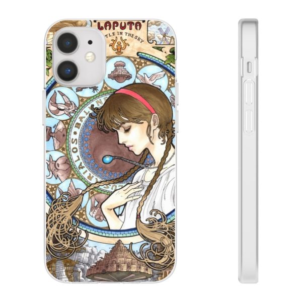 Ghibli Laputa Castle In The Sky - Laputa: Castle in The Sky – Sheeta Portrait Art iPhone Cases-Accessories, Ghibli Laputa Castle In The Sky, Laputa: Castle in the Sky, Phone Case