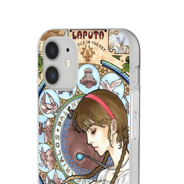 Ghibli Laputa Castle In The Sky - Laputa: Castle in The Sky – Sheeta Portrait Art iPhone Cases-Accessories, Ghibli Laputa Castle In The Sky, Laputa: Castle in the Sky, Phone Case