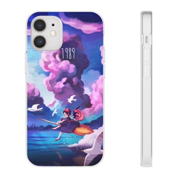 Movie Kiki's Delivery Service - Kiki’s Delivery service 1989 Illustration iPhone Cases-Accessories, Kiki's Delivery Service, Movie Kiki's Delivery Service, Phone Case