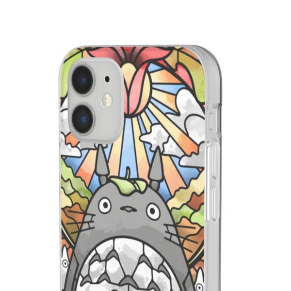 Totoro Film - Totoro Stained Glass Art iPhone Cases-Accessories, My Neighbor Totoro, Phone Case, Totoro Film