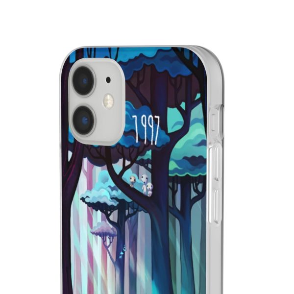 Princess Mononoke - Princess Mononoke 1997 Illustration iPhone Cases-Accessories, Phone Case, princess mononoke