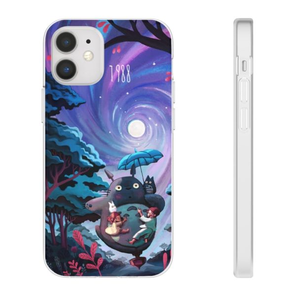 My Neighbour Totoro Cast - My Neighbor Totoro 1988 Illustration iPhone Cases-Accessories, My Neighbor Totoro, My Neighbour Totoro Cast, Phone Case