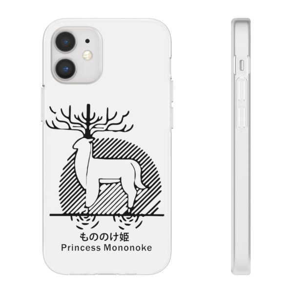 Princess Mononoke Mononoke Hime - Princess Mononoke – Shishigami Line Art iPhone Cases-Accessories, Phone Case, princess mononoke, Princess Mononoke Mononoke Hime