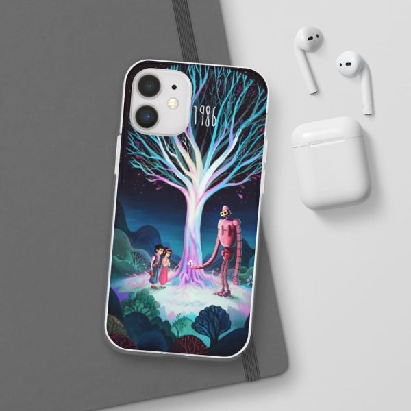 Laputa Castle In The Sky English Cast - Laputa: Castle in The Sky 1986 Illustration iPhone Cases-Accessories, Laputa Castle In The Sky English Cast, Laputa: Castle in the Sky, Phone Case