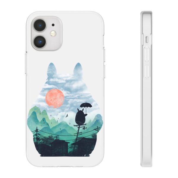 Characters From My Neighbor Totoro - Totoro on the Line Lanscape iPhone Cases-Accessories, Characters From My Neighbor Totoro, My Neighbor Totoro, Phone Case