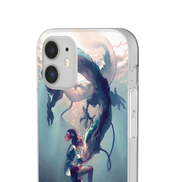 Spirited Away Trailer - Spirited Away – Chihiro and Haku under the Water iPhone Cases-Accessories, Phone Case, Spirited Away, Spirited Away Trailer