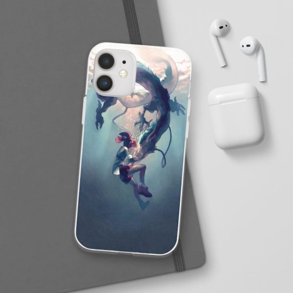 Spirited Away Trailer - Spirited Away – Chihiro and Haku under the Water iPhone Cases-Accessories, Phone Case, Spirited Away, Spirited Away Trailer