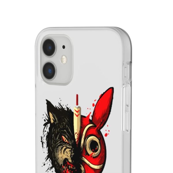 San Princess Mononoke - Princess Mononoke Mask & Wolf iPhone Cases-Accessories, Phone Case, princess mononoke, San Princess Mononoke