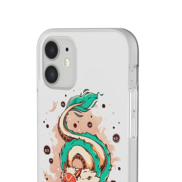 Princess Mononoke Ainu Influence - Princess Mononoke on the Dragon iPhone Cases-Accessories, Phone Case, princess mononoke, Princess Mononoke Ainu Influence