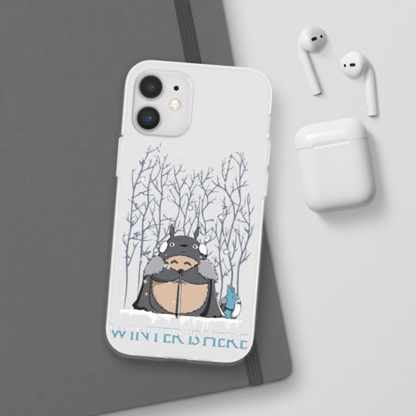 Totoro Poster - Totoro Game of Throne Winter is Here iPhone Cases-Accessories, My Neighbor Totoro, Phone Case, Totoro Poster