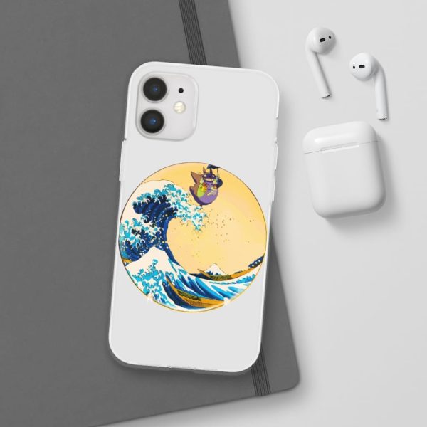 Totoro Anime - Totoro On The Waves iPhone Cases-Accessories, My Neighbor Totoro, Phone Case, Totoro Anime