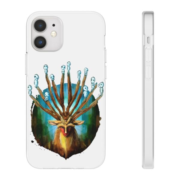 Studio Ghibli Films Princess Mononoke - Princess Mononoke – Shishigami and The Tree Spirit iPhone Cases-Accessories, Phone Case, princess mononoke, Studio Ghibli Films Princess Mononoke