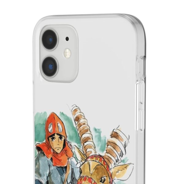 Princess Mononoke Characters - Princess Mononoke – Ashitaka Water Color iPhone Cases-Accessories, Phone Case, princess mononoke, Princess Mononoke Characters