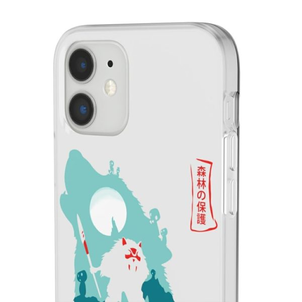 Princess Mononoke With Wolf - Princess Mononoke – Guardians of the Forest iPhone Cases-Phone Case, princess mononoke, Princess Mononoke With Wolf