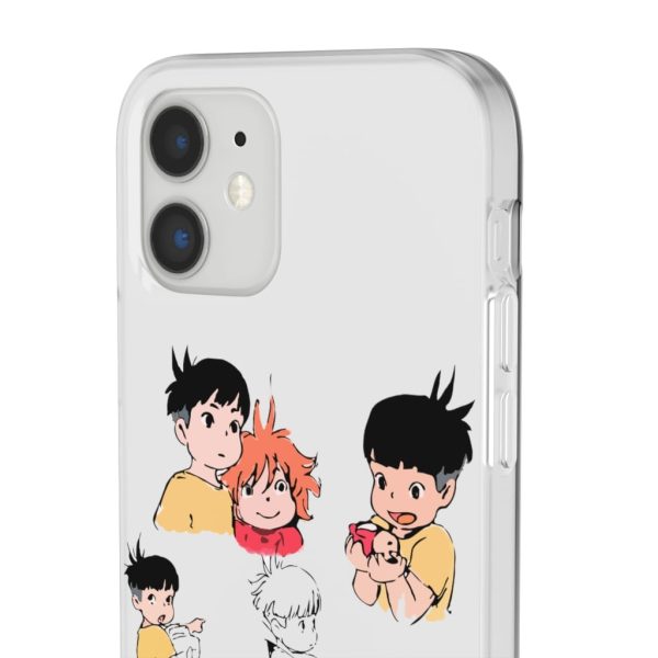 Ponyo Plush - Ponyo and Sosuke Sketch iPhone Cases-Accessories, Phone Case, ponyo, Ponyo Plush