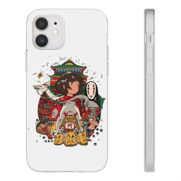 Spirited Away Poster - Spirited Away – Sen and Friends iPhone Cases-Accessories, kaonashi, no face, Phone Case, Spirited Away, Spirited Away Poster