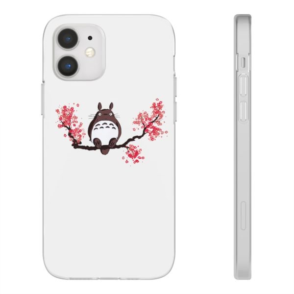 My Neighbor Totoro Japanese - Totoro and Sakura iPhone Cases-Accessories, My Neighbor Totoro, My Neighbor Totoro Japanese, Phone Case