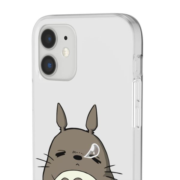 Totoro Umbrella - Sleepy Totoro iPhone Cases-Accessories, My Neighbor Totoro, Phone Case, Totoro Umbrella