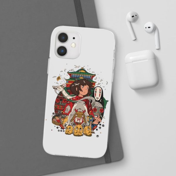 Spirited Away Poster - Spirited Away – Sen and Friends iPhone Cases-Accessories, kaonashi, no face, Phone Case, Spirited Away, Spirited Away Poster