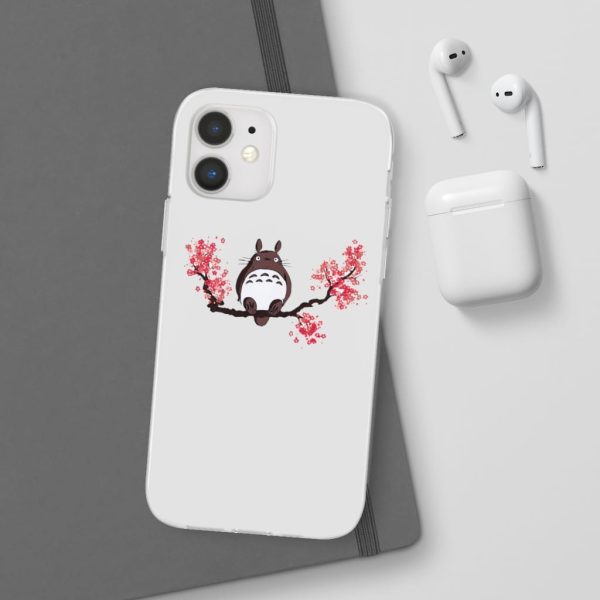 My Neighbor Totoro Japanese - Totoro and Sakura iPhone Cases-Accessories, My Neighbor Totoro, My Neighbor Totoro Japanese, Phone Case