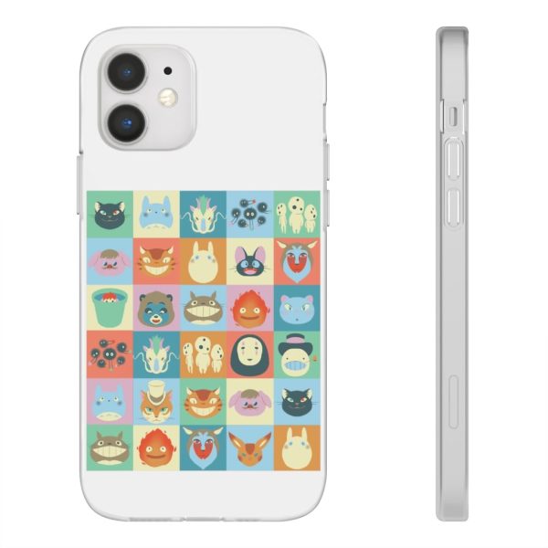 Ghibli Colorful Characters Collection iPhone Cases-Accessories, Phone Case