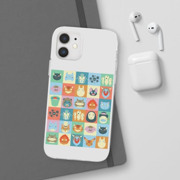 Ghibli Colorful Characters Collection iPhone Cases-Accessories, Phone Case