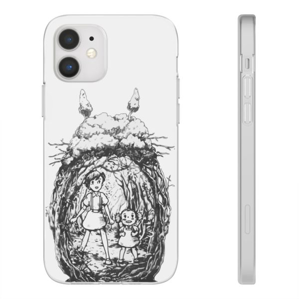 What Animal Is Totoro - My Neighbor Totoro – Mei and Sastuki in the Forest iPhone Cases-Accessories, My Neighbor Totoro, Phone Case, What Animal Is Totoro