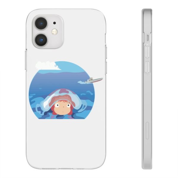 Ponyo Background - Ponyo in her first trip iPhone Cases-Accessories, Phone Case, ponyo, Ponyo Background