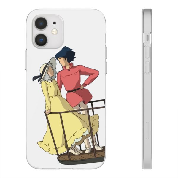 Sheet Music Howl's Moving Castle - Howl’s Moving Castle – Sophie and Howl Gazing at Each other iPhone Cases-Accessories, Howl's Moving Castle, Phone Case, Sheet Music Howl's Moving Castle