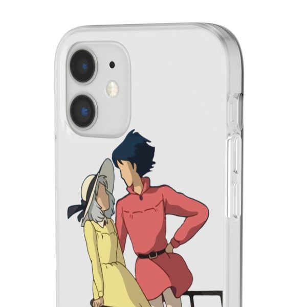 Sheet Music Howl's Moving Castle - Howl’s Moving Castle – Sophie and Howl Gazing at Each other iPhone Cases-Accessories, Howl's Moving Castle, Phone Case, Sheet Music Howl's Moving Castle