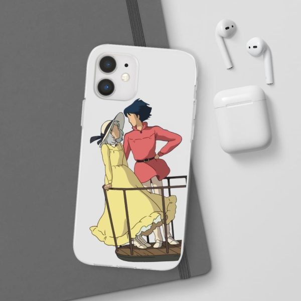 Sheet Music Howl's Moving Castle - Howl’s Moving Castle – Sophie and Howl Gazing at Each other iPhone Cases-Accessories, Howl's Moving Castle, Phone Case, Sheet Music Howl's Moving Castle