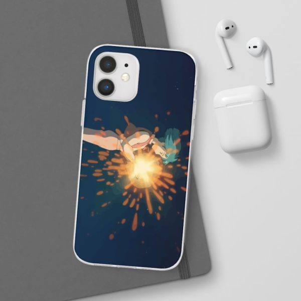 Howl's Moving Castle Howl - Howl’s Moving Castle – Howl meets Calcifer iPhone Cases-Accessories, Howl's Moving Castle, Howl's Moving Castle Howl, Phone Case