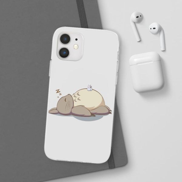 Satsuki Totoro - Sleeping Totoro iPhone Cases-Accessories, My Neighbor Totoro, Phone Case, Satsuki Totoro