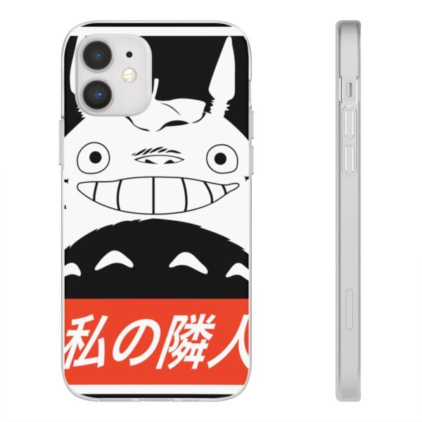 Totoro Japanese Restaurant - Smiling Totoro iPhone Cases-Accessories, My Neighbor Totoro, Phone Case, Totoro Japanese Restaurant