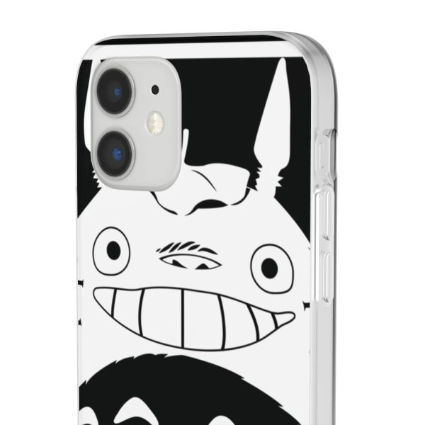 Totoro Japanese Restaurant - Smiling Totoro iPhone Cases-Accessories, My Neighbor Totoro, Phone Case, Totoro Japanese Restaurant