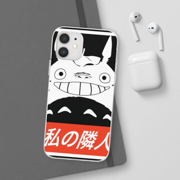 Totoro Japanese Restaurant - Smiling Totoro iPhone Cases-Accessories, My Neighbor Totoro, Phone Case, Totoro Japanese Restaurant