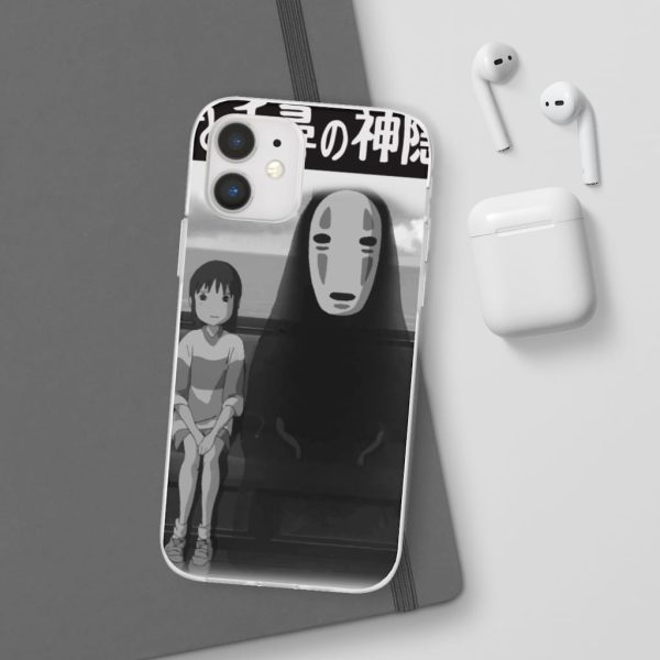 Like Spirited Away - Spirited Away – Chihiro and No Face on the Train iPhone Cases-Accessories, kaonashi, Like Spirited Away, no face, Phone Case, Spirited Away