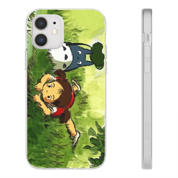 Studio Ghibli Totoro Movie - My Neighbor Totoro – Playing Mei iPhone Cases-Accessories, My Neighbor Totoro, Phone Case, Studio Ghibli Totoro Movie