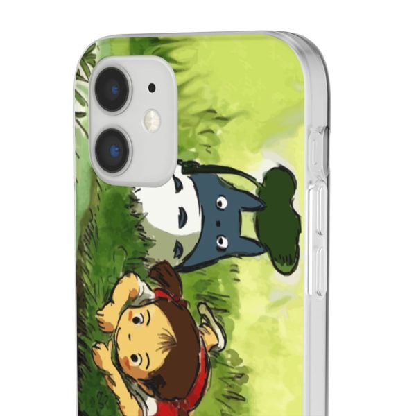 Studio Ghibli Totoro Movie - My Neighbor Totoro – Playing Mei iPhone Cases-Accessories, My Neighbor Totoro, Phone Case, Studio Ghibli Totoro Movie