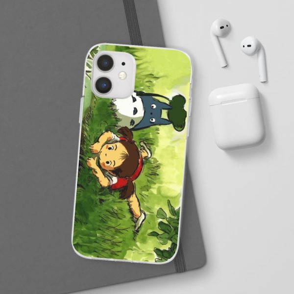 Studio Ghibli Totoro Movie - My Neighbor Totoro – Playing Mei iPhone Cases-Accessories, My Neighbor Totoro, Phone Case, Studio Ghibli Totoro Movie