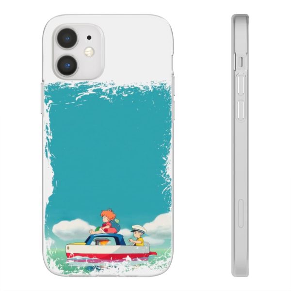 Ponyo Dad - Ponyo and Sosuke on Boat iPhone Cases-Accessories, Phone Case, ponyo, Ponyo Dad