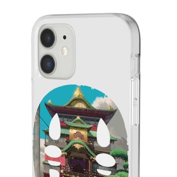 Spirited Away Streaming - Spirited Away –  The Bathhouse Ft. No Face iPhone Cases-Accessories, kaonashi, no face, Phone Case, Spirited Away, Spirited Away Streaming