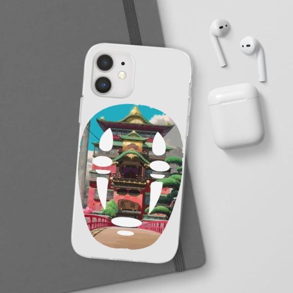 Spirited Away Streaming - Spirited Away –  The Bathhouse Ft. No Face iPhone Cases-Accessories, kaonashi, no face, Phone Case, Spirited Away, Spirited Away Streaming