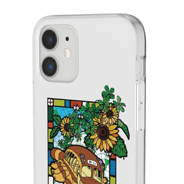 Studio Ghibli My Neighbor Totoro - My Neighbor Totoro – Cat Bus Stained Glass Art iPhone Cases-My Neighbor Totoro, Phone Case, Studio Ghibli My Neighbor Totoro